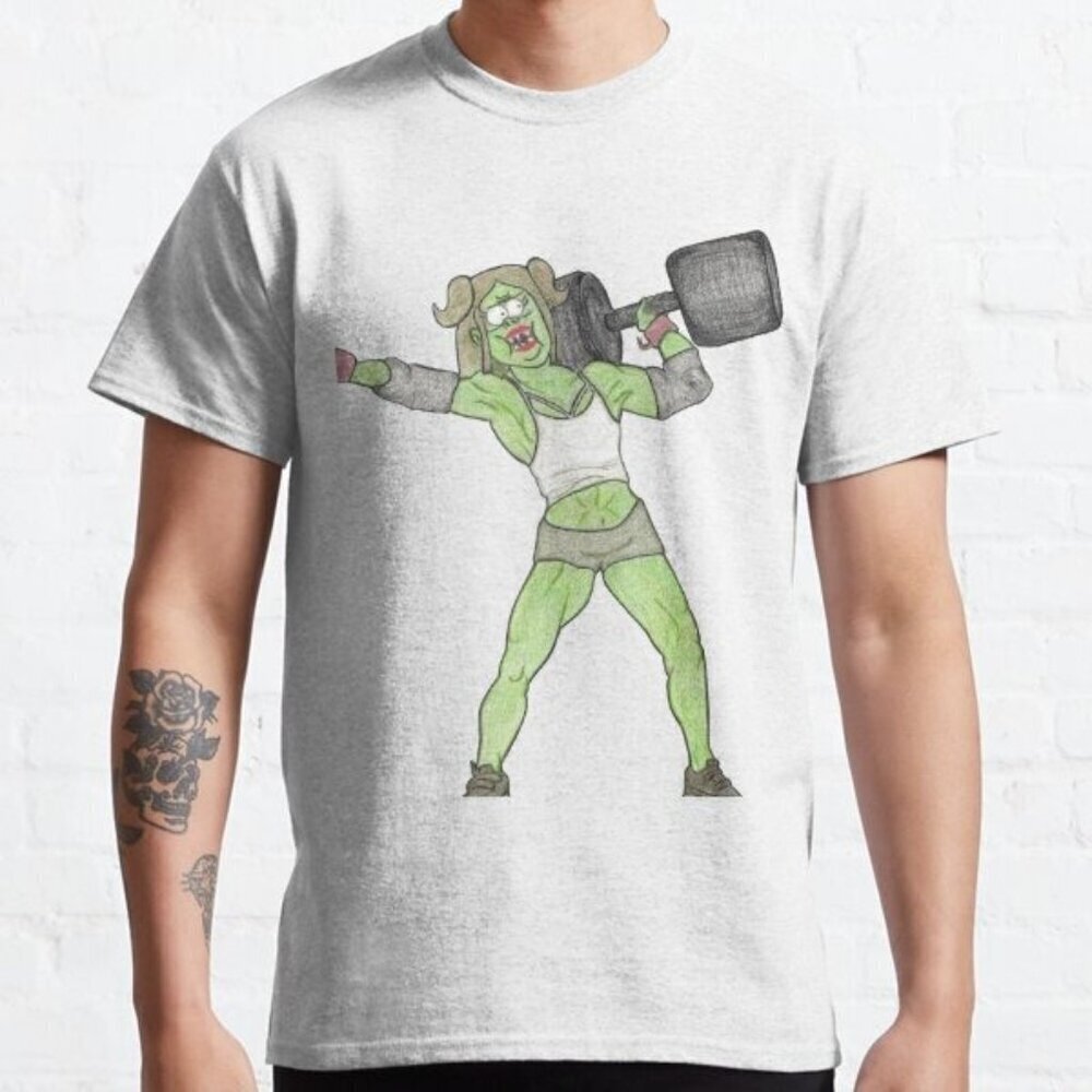 Starla Muscle Woman Regular Show Classic Tshirt